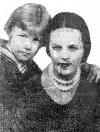 Vera Šernienė su sūneliu Jokūbu