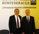  Lietuvos verslo konfederacijos atstovai susitiko su finansų ministru 